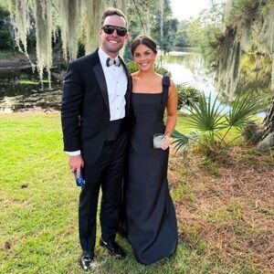 Dessy D868 Bridesmaid Dress — Black